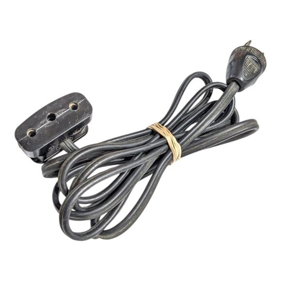 Vtg Singer Sewing Machine Standard Bakelite Power Cord Tested Working - Picture 2 of 7